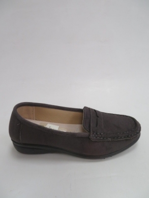 Mokasyny damskie na koturnie (36-41) X-249-10 GREY