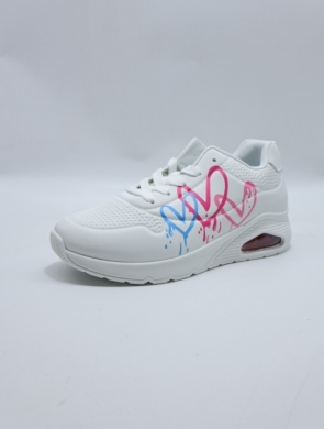 Buty sportowe damskie na płaskim (36-41) 6006 WHITE
