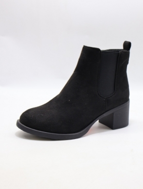 Botki damskie ocieplane na obcasie (36-41) JD2316 BL/MIC