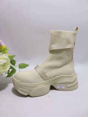 Botki damskie na płaskim (36-41) LG488 BEIGE