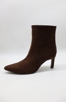Botki damskie na szpilce (36-41) BM266 BROWN