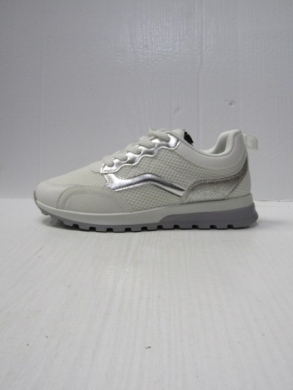 Buty sportowe damskie na płaskim (36-41) 9257 WHITE