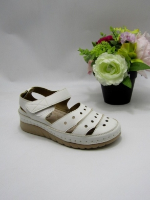 Sandały damskie na koturnie (36-41) 3030 WHITE