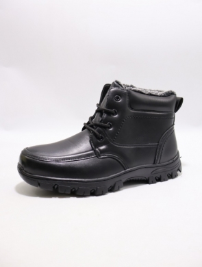 Botki męskie ocieplane (40-46) FL-13 BLACK