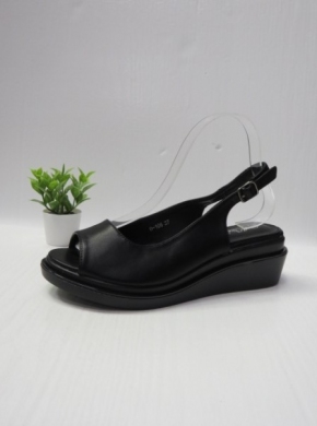 Sandały damskie na koturnie (36-41) 0-106 BLACK