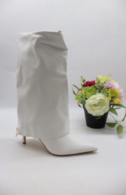Kozaki damskie na szpilce (36-41) X8436 WHITE