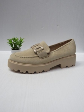 Mokasyny damskie na płaskim (36-41) YDF-4 BEIGE