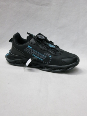 Sneakersy chłopięce (32-37) E186 BLACK/ACBLUE