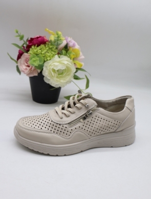Buty sportowe damskie na płaskim (36-41) BK-618 BEIGE