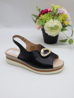 Sandały damskie na płaskim (36-41) 6875 BLACK