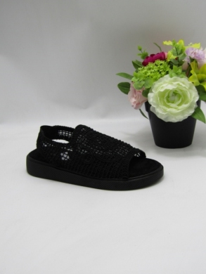 Sandały damskie na płaskim (36-41) 1773 BLACK