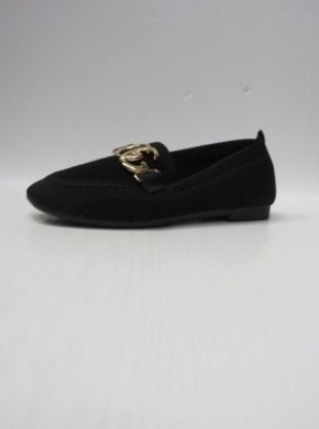 Mokasyny damskie na płaskim (37-41) 2802 BLACK