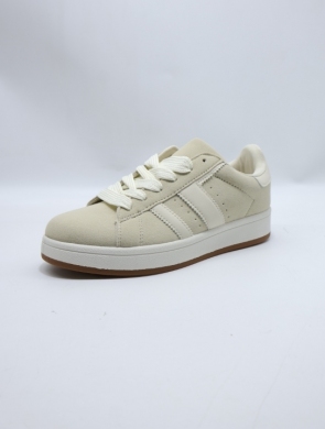 Buty sportowe damskie na płaskim (36-41) D26-8 BEIGE