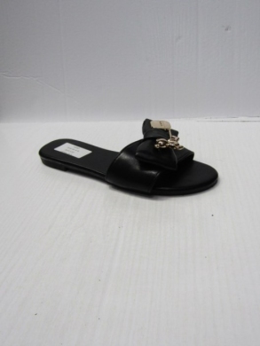 Klapki damskie na płaskim (36-41) M-62 BLACK