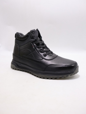 Botki męskie ocieplane (40-45) 63501-1 BLACK