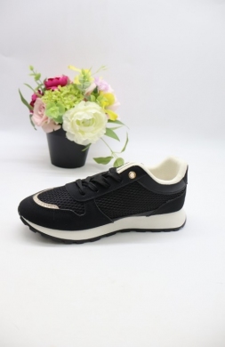 Buty sportowe damskie na płaskim (36-41) EL-039 BLACK