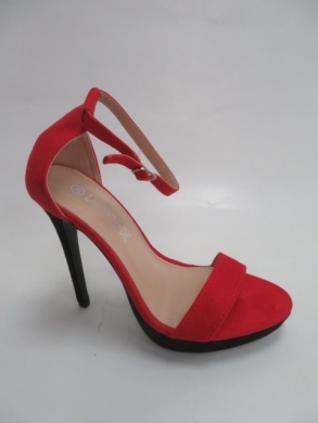 Sandały damskie na szpilce (36-41) QL-121 RED