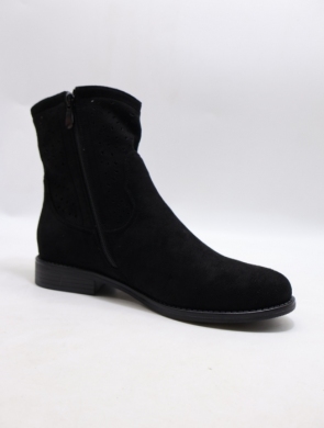 Botki damskie na płaskim (36-41) H169 BLACK