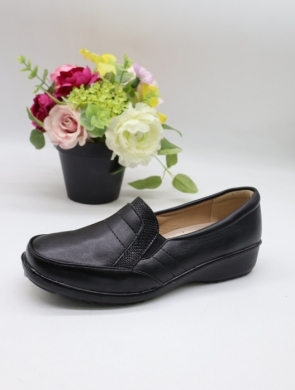 Półbuty damskie na płaskim (36-41) C02 BLACK