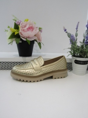 Mokasyny damskie na płaskim (36-41) C378 GOLD