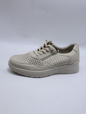 Buty sportowe damskie na płaskim (36-41) BK618 BEIGE