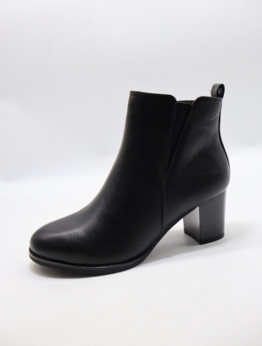 Botki damskie ocieplane na obcasie (36-41) B8888 PU