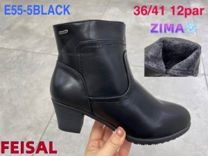 Botki damskie na obcasie (36-41) E55-5