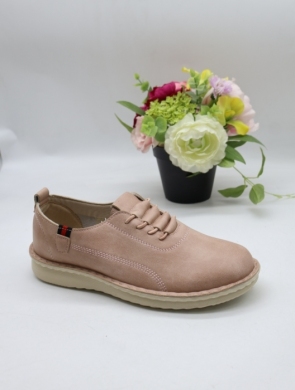 Półbuty damskie na płaskim (36-42) 25107-27 PINK