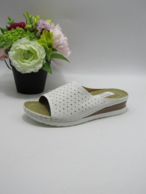 Klapki damskie na koturnie (36-41) N24-1067 WHITE