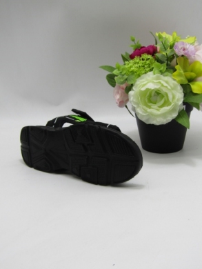 Sandały chłopięce (32-37) AB315 BLACK/GREEN
