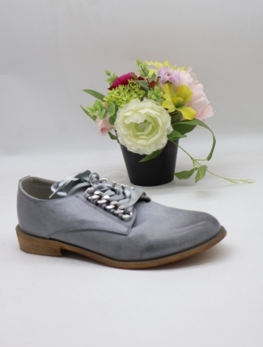 Półbuty damskie na płaskim (36-41) ZN37 BLUE