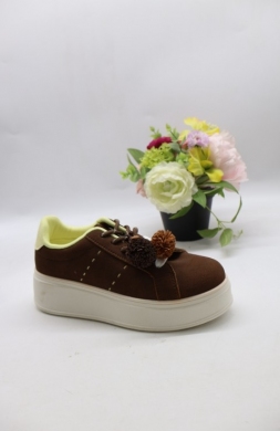 Buty sportowe damskie na płaskim (36-41) GA8836 BROWN