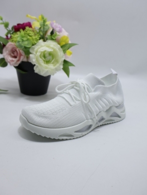 Buty sportowe damskie na płaskim (36-41) REB-K056 WHITE