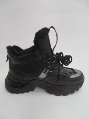 Sneakersy damskie ocieplane wysokie (36-41) T264 BLACK