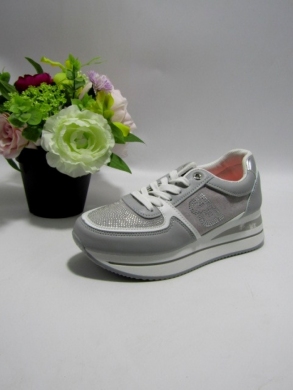 Buty sportowe damskie na płaskim (36-41) 9210 GREY