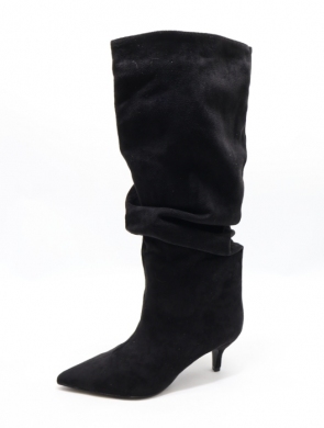 Kozaki damskie na szpilce (36-41) 2512 BLACK