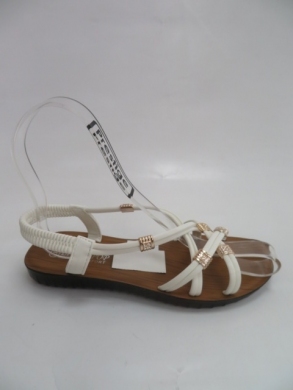 Sandały damskie na płaskim (36-41) FY6858 WHITE
