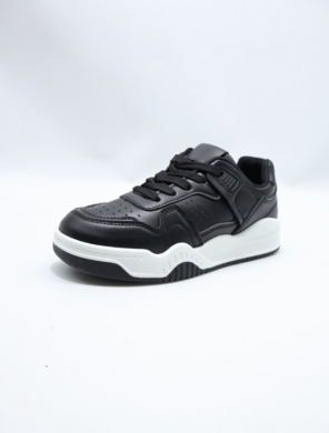 Buty sportowe damskie na płaskim (36-41) 1628 BLACK