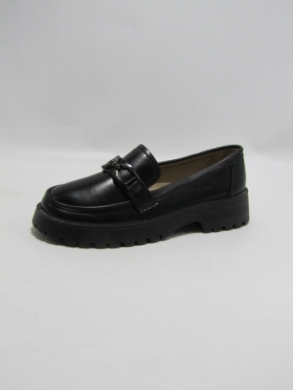 Mokasyny damskie na płaskim (36-42) 26105-1 BLACK