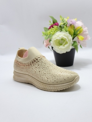 Buty sportowe damskie na płaskim (36-41) TA-207 BEIGE