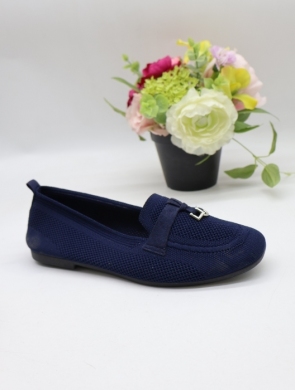 Mokasyny damskie na płaskim (36-41) L230 NAVY