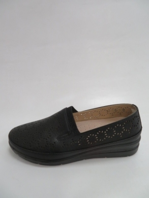 Półbuty damskie na płaskim (36-42) 13036-1 BLACK