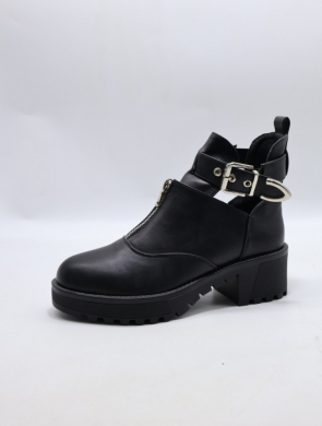 Botki damskie na obcasie (36-41) A637 BLACK