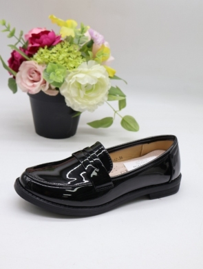 Półbuty damskie na płaskim (36-41) LP662 BLACK