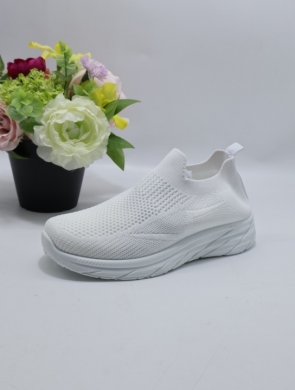 Buty sportowe damskie na płaskim (36-41) 822 WHITE