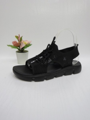 Sandały damskie na płaskim (36-41) J-7 BLACK