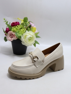 Półbuty damskie na obcasie (36-41) XYX-25222-2 BEIGE