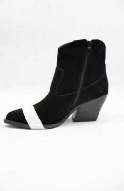 Botki damskie na obcasie (36-41) 5078 BLACK