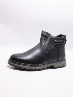 Botki męskie ocieplane (40-45) 62105-1 BLACK
