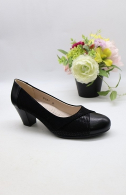 Czółenki damskie na obcasie (36-41) Q7173-1 BLACK